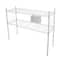 Organize it All White Steel Etagere Adjustable Shelves